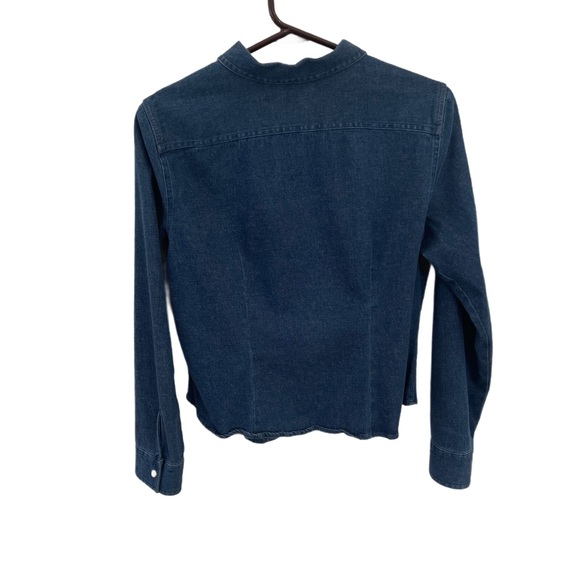 Denim Button-Up Shirt - Picture 3 of 5